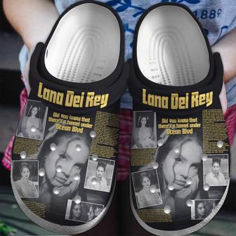 Lana Del Rey Music Crocs Crocband Clogs Shoes | Favorety