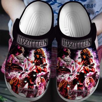 Led Zeppelin Band Music Crocs Crocband Clogs Shoes | Favorety