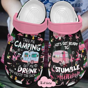 Lets Get Ready To Stumble Croc Shoes Clogs Birthday Gift For Girl - Drunk-Camper - Monsterry AU