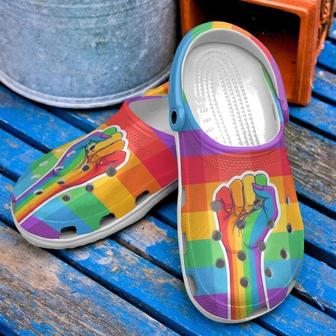Lgbt Pride Classic Clogs Shoes - Monsterry DE