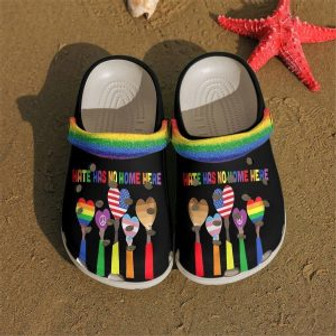 Lgbt Pride Month Clog Shoes Clogband Clogs Custom Name For Men Women And Kids - Monsterry