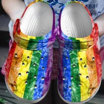 Lgbt Pride Month Crocs Crocband Clogs Custom Name Comfy For Men Women And Kids - Monsterry AU