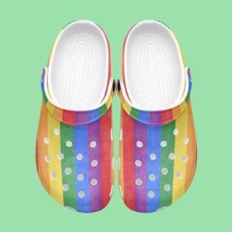 Lgbt Pride Month Crocs Crocband Clogs Shoes Custom Name For Men Women And Kids - Monsterry UK