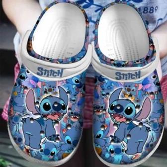 Lilo And Stitch Crocs Clogs Crocband Comfortable Shoes For Men Women | Favorety