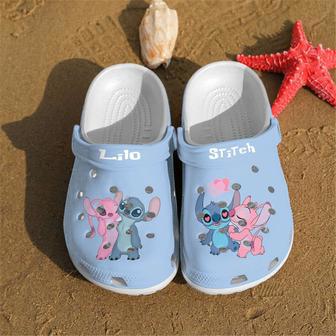 Lilo Stitch Angel And Stitch Couple Crocband Clogs | Favorety UK