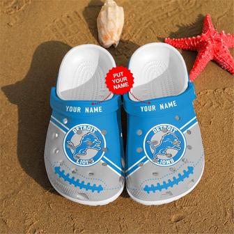 Lions Personalized Custom Clog Shoes - Monsterry AU