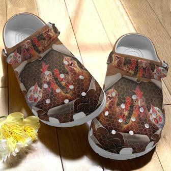 Little Barn With Big Chicken Shoes Crocbland Clogs Gifts For Parents - Monsterry AU