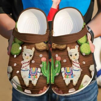 Llama Cookie Classic Clogs Shoes - Monsterry CA