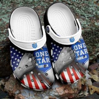 Lone Star Beer Clogs Shoes Crocs Comfortable Crocband For Men Women - Monsterry CA