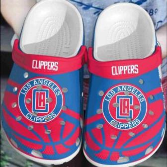 Los Angeles Clippers Basketball Club Clogs Crocband Crocs Comfortable Shoes For Men Women | Favorety