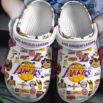 Los Angeles Lakers Nba Basketball Crocs Crocband Clogs Shoes | Favorety UK