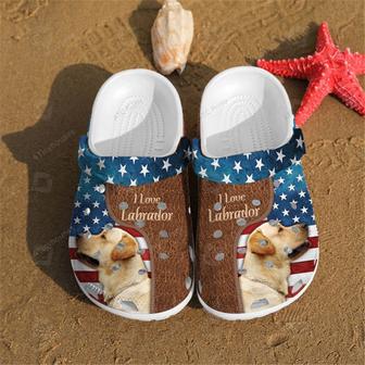 Love Labrador Usa Shoes - 4Th Of July America Flag Clogs Gifts For Children - Monsterry CA