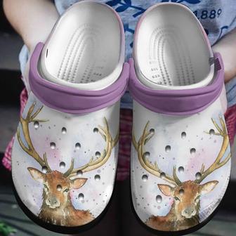 Lovely Deer In The Magic World Shoes Crocbland Clogs Birthday Gifts For Sister - Monsterry DE