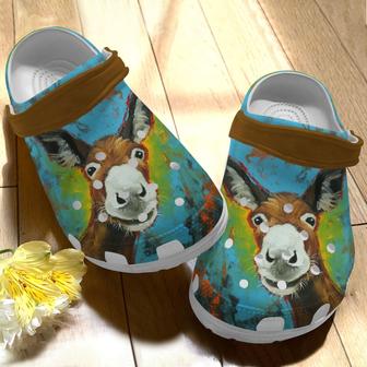 Lovely Donkey Shoes - Funny Animal Farm Clogs Gift For Men Women - Monsterry AU