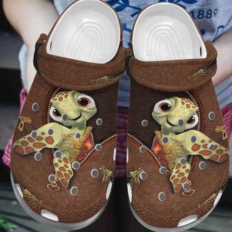 Lovely Sea Turtle Tattoo Clogs Shoes Gifts For Birthday Christmas - Monsterry
