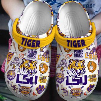 Lsu Tigers Football Ncaa Crocs Crocband Clogs Shoes | Favorety AU