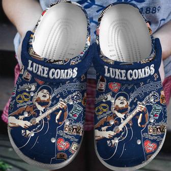Luke Combs Singer Music Crocs Crocband Clogs Shoes - Monsterry DE