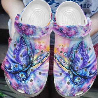 Luxury Butterfly Shoes - Magical Flower Clogs Gifts For Daughter Mom - Monsterry UK