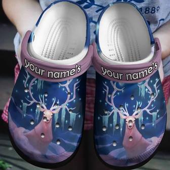 Magical Deer In The Winter Shoes Gift For Women Girl - Monsterry