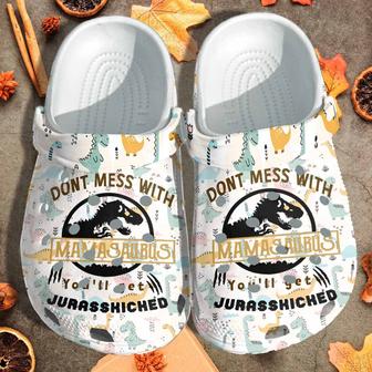 Mamasaurus Shoes Gifts Mothers Day 2022 - Love To The Moon Funny Clogs - Monsterry UK