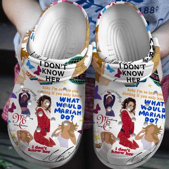 Mariah Carey I Don't Know Her Singer Music Crocs Crocband Clogs Shoes | Favorety UK