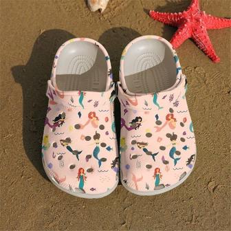 Mermaid Pattern Classic Clogs Shoes - Monsterry DE