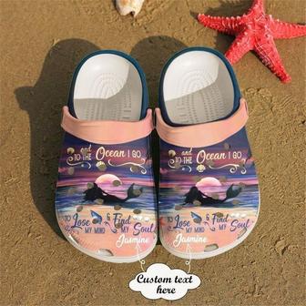 Mermaid Personalized To The Ocean I Go Classic Clogs Shoes - Monsterry DE