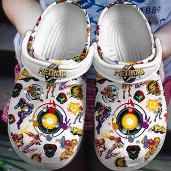 Metroid Prime Game Crocs Crocband Clogs Shoes - Monsterry CA