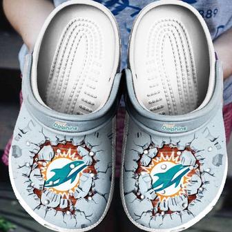 Miami Dophin Tide Clog Shoes - Monsterry UK