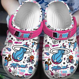 Miami Heat Nba Sport Crocs Crocband Clogs Shoes For Men Women And Kids | Favorety CA