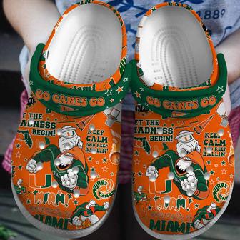 Miami Hurricanes Ncaa Sport Crocs Clogs Crocband Shoes | Favorety