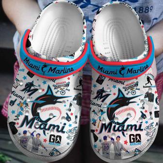 Miami Marlins Mlb Sport Crocs Crocband Clogs Shoes For Men Women And Kids | Favorety UK