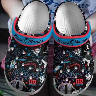 Miami Marlins Mlb Sport Crocs Crocband Clogs Shoes For Men Women And Kids | Favorety DE