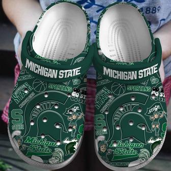 Michigan State Spartans Ncaa Sport Crocs Crocband Clogs Shoes | Favorety DE