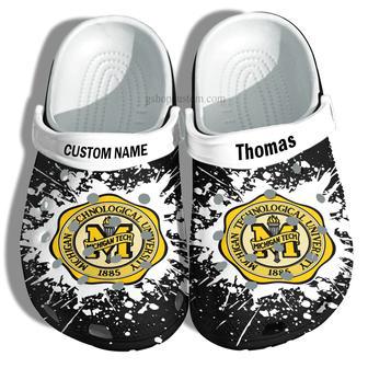 Michigan Technological University Graduation Gifts Croc Shoes Customize- Admission Gift Shoes For Men Women | Favorety DE