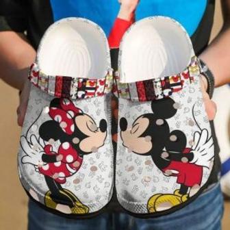 Mickey And Minnie Mouse Cartoon Crocs Crocband Shoes Clogs Custom Name For Men Women And Kids | Favorety AU