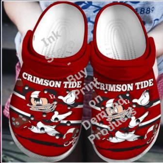 Mickey Mouse Baseball Cartoon Crocs Crocband Shoes Clogs Custom Name For Men Women And Kids | Favorety DE