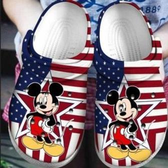 Mickey Mouse Cartoon Crocs Crocband Shoes Clogs Custom Name For Men Women And Kids | Favorety CA