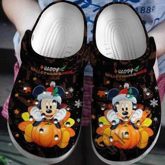 Mickey Mouse Happy Hallothanksmas Clog Shoes | Favorety