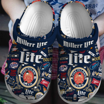 Miller Lite Beer Clog Clogband Clogs Shoes - Monsterry