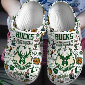 Milwaukee Bucks Nba Basketball Sport Crocs Crocband Clogs Shoes | Favorety