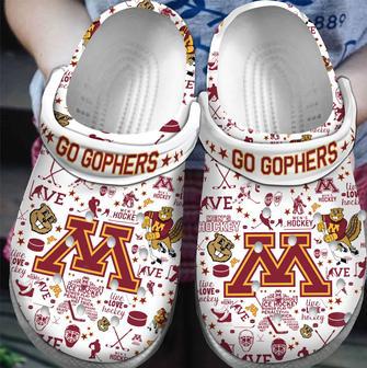 Minnesota Golden Gophers Nhl Sport Crocs Crocband Clogs Shoes For Men Women And Kids | Favorety