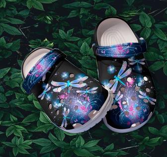 Miracle Dragonfly Hippie Twinkle Croc Shoes Gift Daughter- Dragonfly Dream Shoes Croc Clogs Gift Birthday Girl - Monsterry