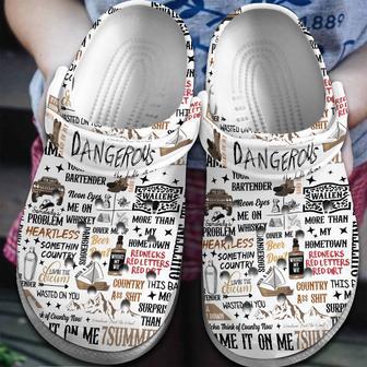 Morgan Wallen Music Dangerous: The Double Album Crocs Crocband Clogs Shoes | Favorety