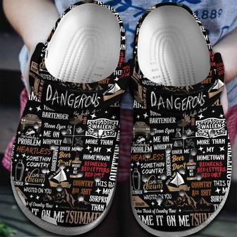 Morgan Wallen Music Dangerous: The Double Album Crocs Crocband Clogs Shoes | Favorety