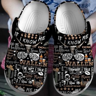 Morgan Wallen Music If I Know Me Crocs Crocband Clogs Shoes | Favorety DE