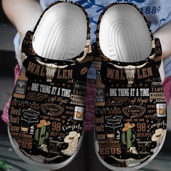 Morgan Wallen Music One Thing At A Time Crocs Crocband Clogs Shoes | Favorety