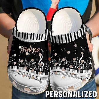 Music Personalized Piano Sheet Classic Clogs Shoes - Monsterry AU