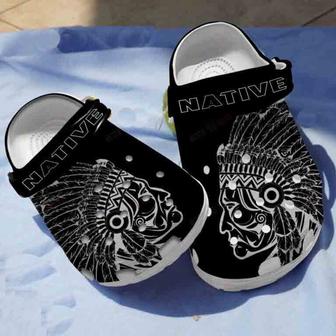 Native American Man Shoes Clogs Gifts For Men Women - Monsterry