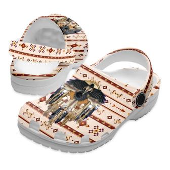 Native American Native Eagle Crocs For Kid And Adult - Monsterry DE